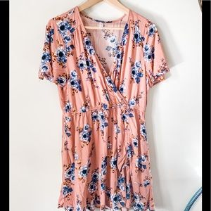 Xhiliration Floral Mimi Dress, Size XL